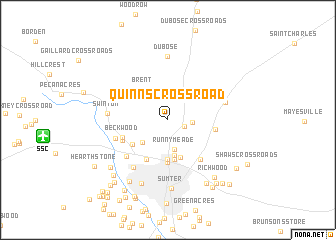 map of Quinns Crossroad