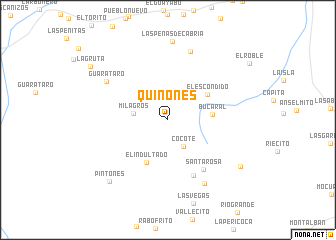 map of Quiñones