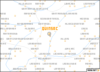 map of Quinsac