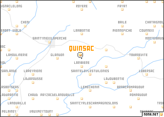 map of Quinsac