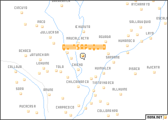 map of Quinsapuquio