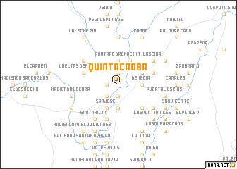 map of Quinta Caoba
