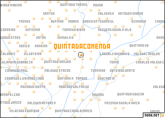 map of Quinta da Comenda