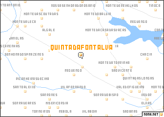 map of Quinta da Fontalva