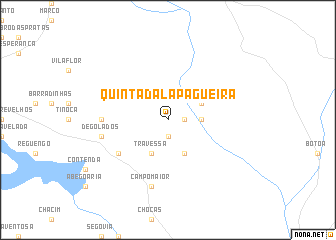 map of Quinta da Lapagueira