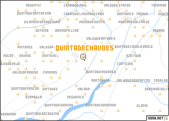 map of Quinta de Chavões