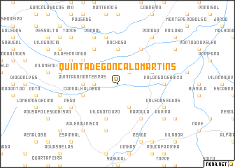 map of Quinta de Gonçalo Martins