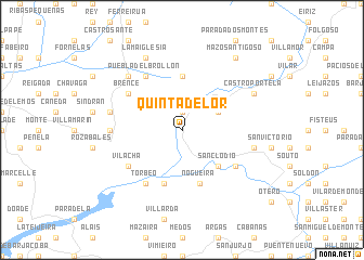 map of Quintá de Lor