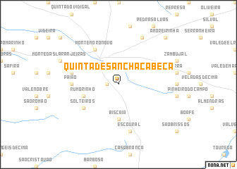 map of Quinta de Sancha Cabeça