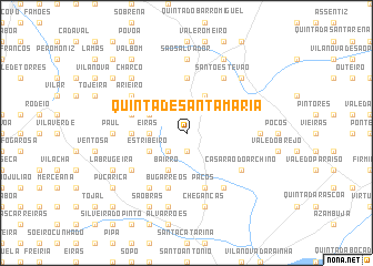 map of Quinta de Santa Maria