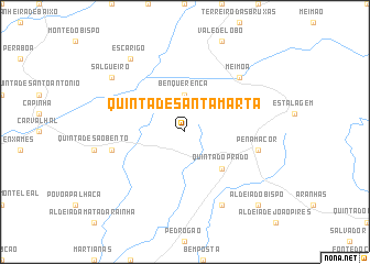 map of Quinta de Santa Marta