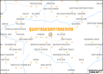 map of Quinta de Santa Menina