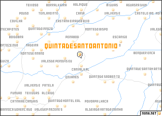 map of Quinta de Santo António