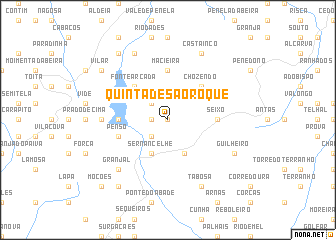 map of Quinta de São Roque