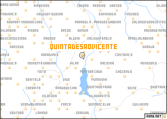 map of Quinta de São Vicente