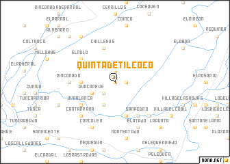 map of Quinta de Tilcoco