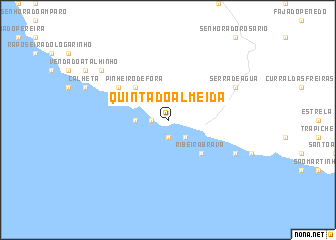map of Quinta do Almeida