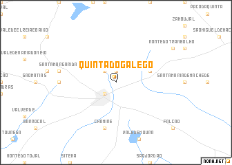 map of Quinta do Galego