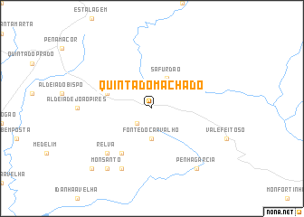 map of Quinta do Machado