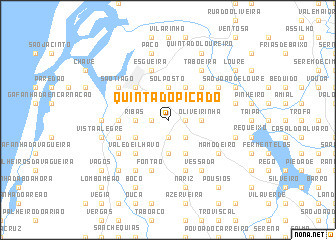 map of Quinta do Picado