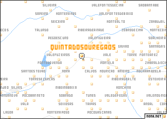 map of Quinta dos Ouregãos