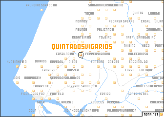 map of Quinta dos Vigários