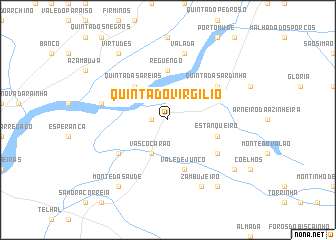 map of Quinta do Virgílio