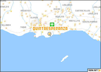 map of Quinta Esperanza