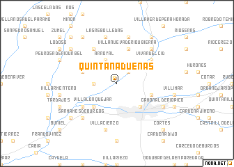 map of Quintanadueñas