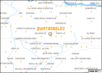 map of Quintanaélez