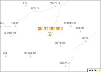 map of Quintana Roo