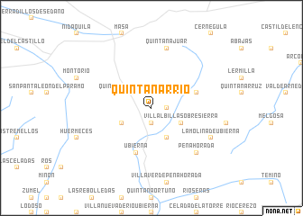 map of Quintanarrío