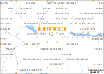 map of Quintanaseca