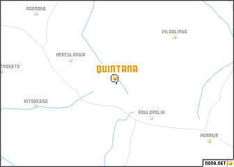 map of Quintana