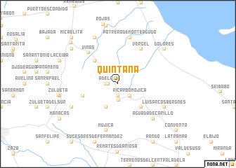 map of Quintana