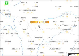 map of Quintanilha