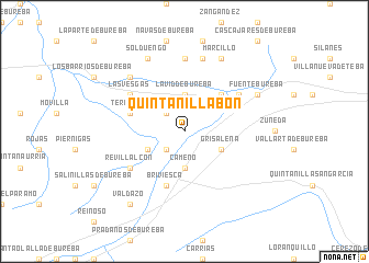 map of Quintanillabón