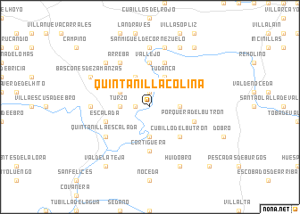 map of Quintanilla-Colina