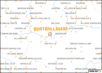 map of Quintanilla de An