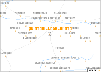 map of Quintanilla de la Mata