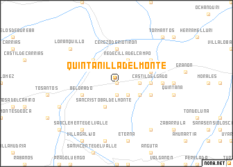 map of Quintanilla del Monte