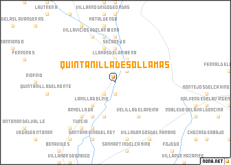 map of Quintanilla de Sollamas