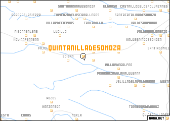 map of Quintanilla de Somoza
