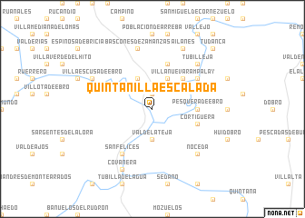 map of Quintanilla-Escalada