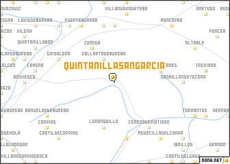 map of Quintanilla-San García