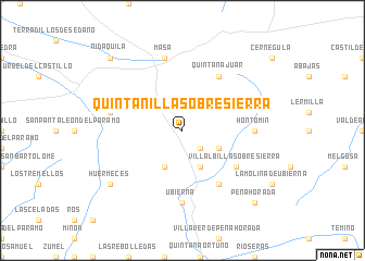 map of Quintanilla-Sobresierra