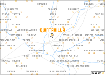 map of Quintanilla