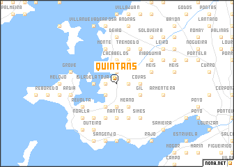 map of Quintáns