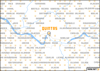 map of Quintãs