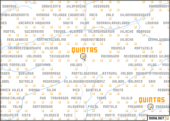 map of Quintãs